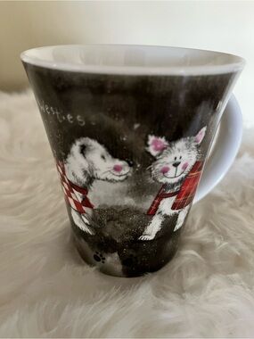 Queen’s Mug, Alex Clark Dogs, Westies. “Comparing  Coats”